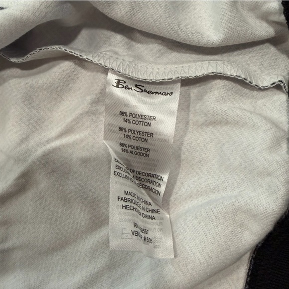 NWT Ben Sherman Herringbone Track Bomber Jacket - Picture 10 of 10